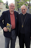 University of St. Thomas Houston professor of philosophy Dr. John Hittinger with Bishop Marcelo Sánchez Sorondo