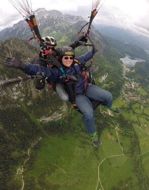 University of St. Thomas - Houston physics minor paraglides in Germany during study abroad trip