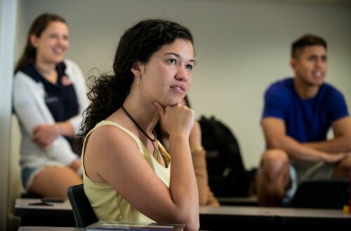 Students in class at the University of St. Thomas - Houston