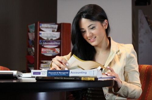 Female BBA Accounting student at University of St. Thomas - Houston