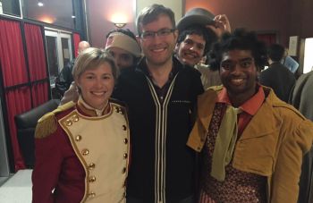 Group of University of St. Thomas - Houston Drama majors after a show