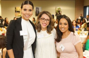 University of St. Thomas Community - students at a dinner event