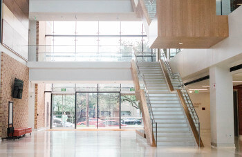 Center for Science and Health Professions atrium at University of St. Thomas - Houston