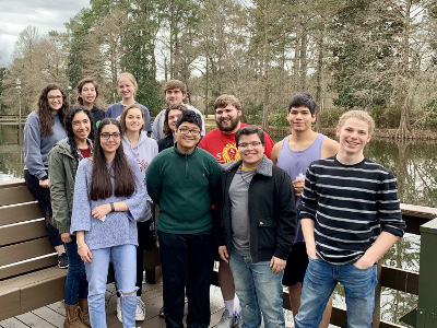 University of St. Thomas - Houston Honors Program students on annual retreat
