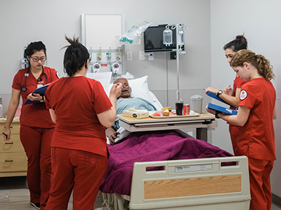 University of St. Thomas - Houston Master of Science in Nursing Degree Program Nursing Education concentration - student in classroom