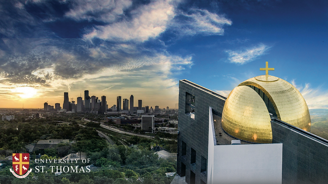 University of St. Thomas Houston Collegiate Zoom Background 1