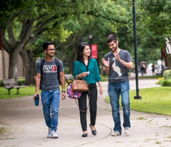 Students Walking