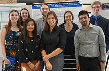 Two female Cooperative Engineering students conduct research at the University of St. Thomas - Houston