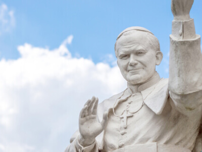 JPII Statue 400x300