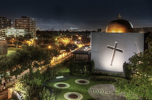 UST campus night