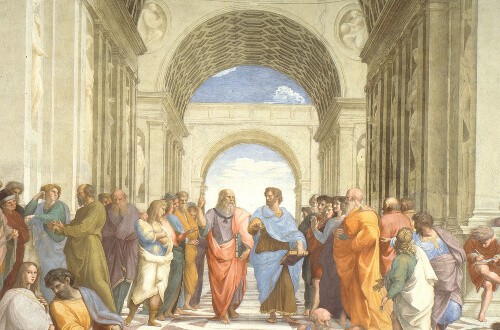 The school of Athens 500x330