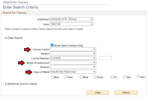 Search for Classes 500x330
