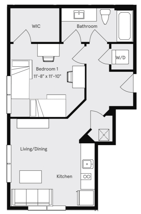 Uniti 1 Bedroom Double